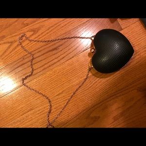 Black/White Heart Purse